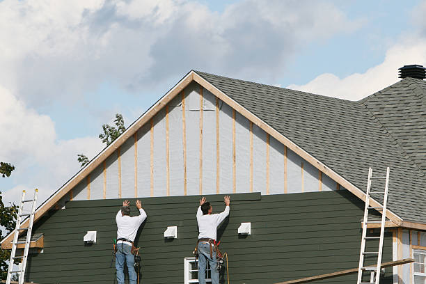 Professional Siding Replacement technician working in James Creek, PA